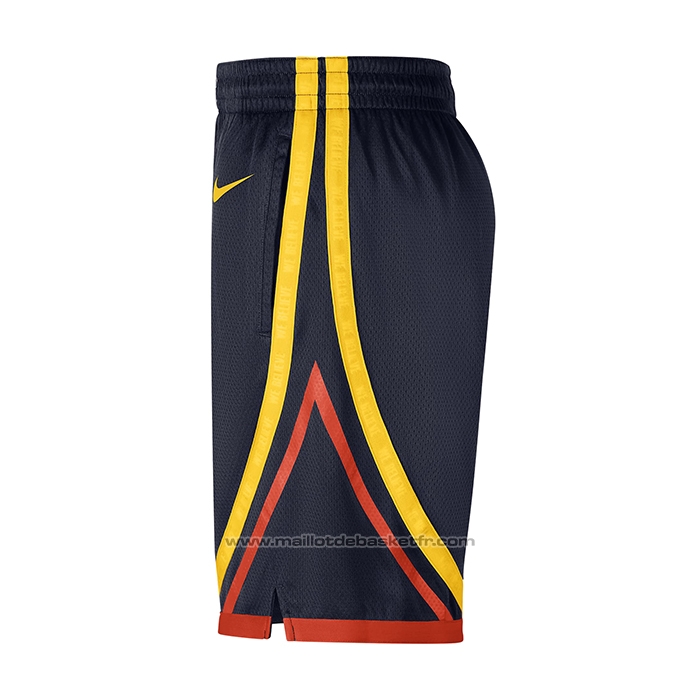 Short Golden State Warriors Ville 2020-21 Bleu